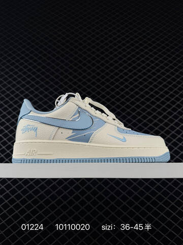 Nike Air Force 1 07 Assorted Black Green Black Light Blue White Light Blue Green Red EU 36-45 5 Casual - Unisex (BS-72982)