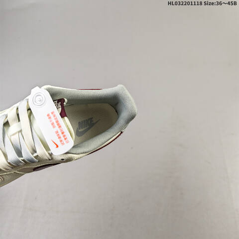 Nike Air Force 1 Low Off White Grey Burgundy EU 36-45 Sneaker - Unisex BS-63536
