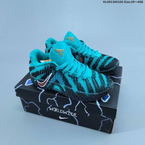 Nike Ja 3 Hustle Flow Teal Black Red Gold EU 39-46 Basketball Shoe - Unisex BS-62201