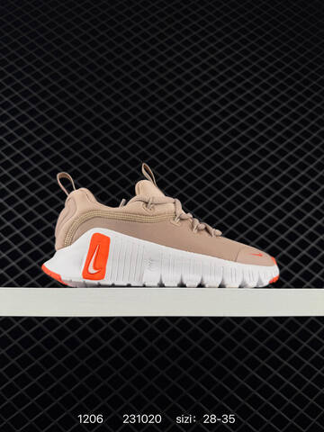 Nike Free Metcon 6 Neon Green Black White Bright Orange White Black Beige White Orange 28-35 Training - Women's (BS-73827)