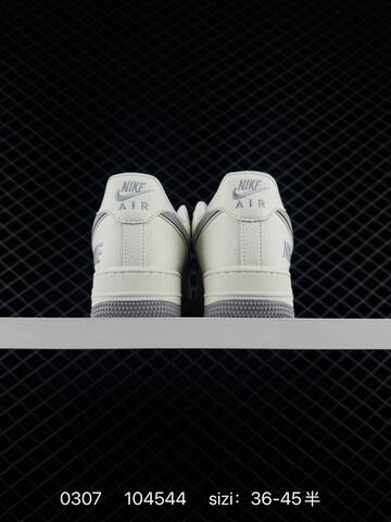 Nike Air Force 1 07 Low White Gray With Yellow Accent 36-45 5 Lifestyle - Unisex (BS-72759)