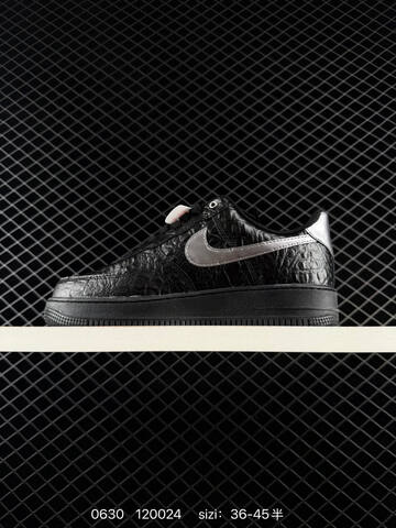 Nike Air Force 1 07 LV8 IV6306 Black Metallic Silver EU 36-45 Sneaker - Unisex (BS-70509)