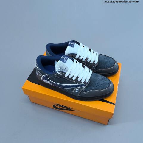 Jordan Air Jordan 1 Low Black Olive White EU 36-45 Basketball - Unisex (BS-65846)