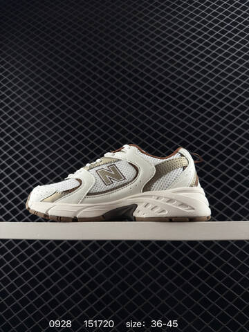 New Balance 530 White Brown Metallic Gold Beige EU 36-45 Sneaker Unisex BS-82761