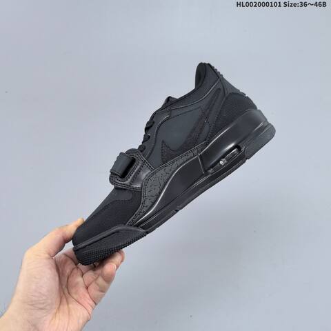 Jordan Legacy 312 Low Triple Black EU 36-46 Lifestyle - Unisex (BS-67147)