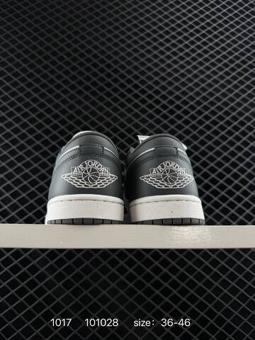 Jordan Air Jordan 1 Low White Dark Grey Sail EU 36-46 Skate Shoe - Unisex BS-80502