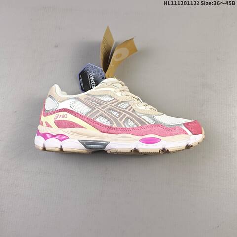 ASICS GEL-NYC White Silver Pink Beige Yellow EU 36-45 Running Shoe Running Sneakers - Unisex (BS-69246)
