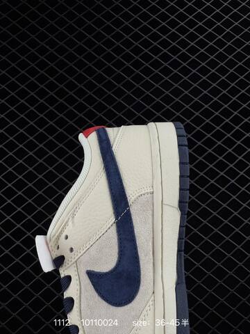 Nike Dunk Low Retro Cream White Navy With Red Accents EU 36-45 Lifestyle - Unisex (BS-74240)