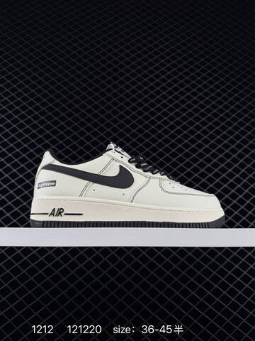 Nike Air Force 1 07 White Navy Gray 36-45 Lifestyle - Unisex (BS-73752)