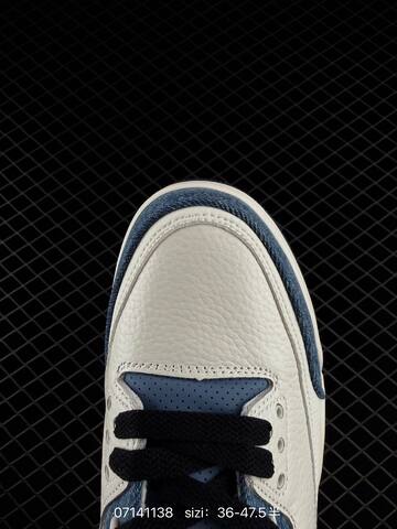Air Jordan 3 Retro White Navy AIR JORDAN 3 Aj3 Lifestyle BS-78975
