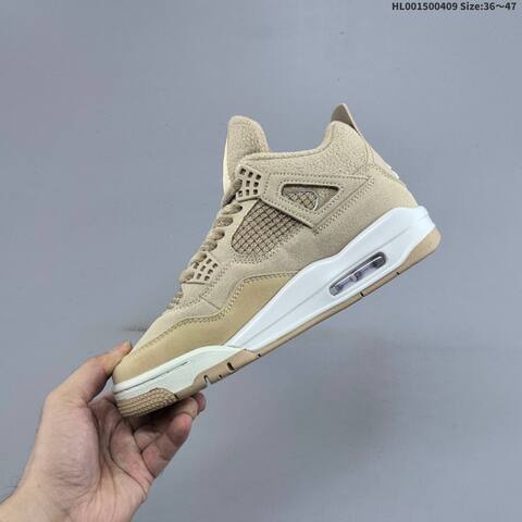 A Air Jordan 4 Retro Cozy Girl AIR JORDAN 4 Aj4 Lifestyle (BS-66274)