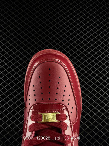 Nike Air Force 1 07 LV8 IO9970-638 Burgundy Red Gold EU 36-45 Lifestyle - Unisex (BS-71630)
