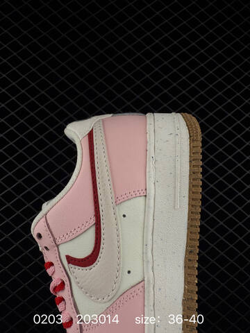 Nike Air Force 1 Low Pink White Red Gum 36-40 Casual - Unisex (BS-72836)