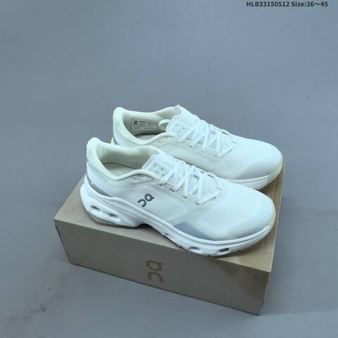 On Cloudpulse Next White Black Gray EU 36-45 Running Shoe Running Sneakers - Unisex (BS-69561)