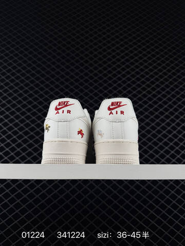 Nike Air Force 1 07 Low White Sail With Multicolor Embroidered Details EU 36-45 5 Lifestyle - Unisex (BS-72974)