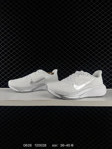 Nike Air Zoom Pegasus 42 White Silver Grey EU 36-45 Running Shoe - Unisex (BS-70541)