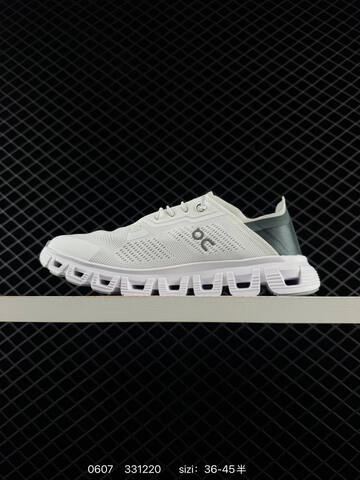 On Running Cloud 6 Coast White Dark Gray EU 36-45 Running Shoe Running Sneakers - Unisex (BS-85195)