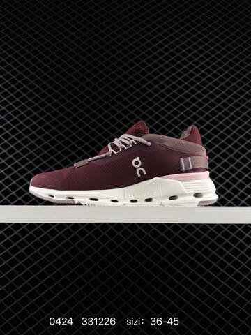 On Cloudtilt Burgundy Mauve Pink Off White EU 36-45 Running Shoe Running Sneakers - Unisex (BS-85337)