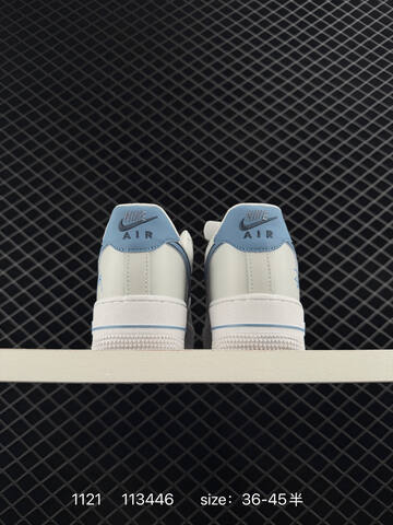 Nike Air Force 1 07 Low White Light Blue EU 36-45 5 Lifestyle - Unisex (BS-74086)