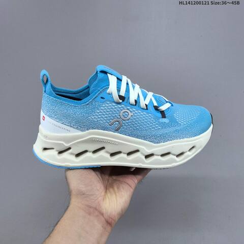 On Cloudsurfer Max Bright Blue White Black EU 36-45 Running Shoe Running Sneakers - Unisex (BS-69705)