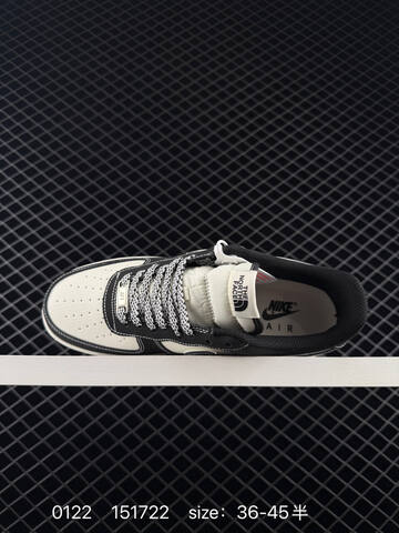 Nike Air Force 1 07 Black White EU 36-45 5 Casual - Unisex (BS-73023)