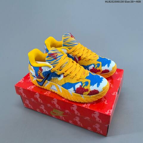 Nike ZoomX HF2794-011 Red White Yellow Blue EU 38-46 Basketball Shoe - Unisex BS-61651
