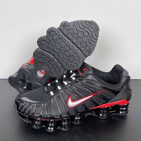 Nike Shox TL Black Red Silver Running (BS-87029)
