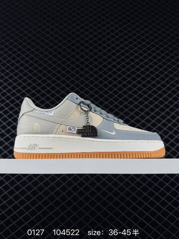 Nike Air Force 1 07 Low x The North Face x CDG Gray Cream Blue Orange Red Colorways EU 36-45 Lifestyle - Unisex (BS-72931)