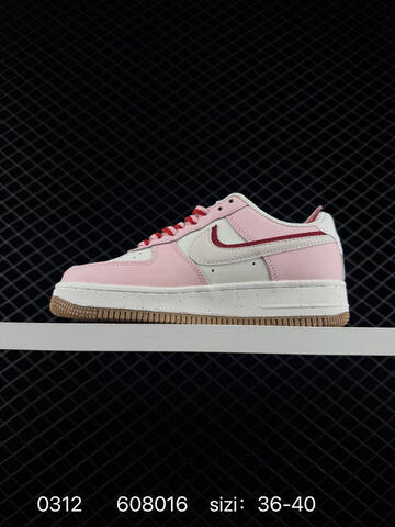 Nike Air Force 1 07 Low Pink White Red Gum EU 36-40 Lifestyle - Unisex (BS-72682)