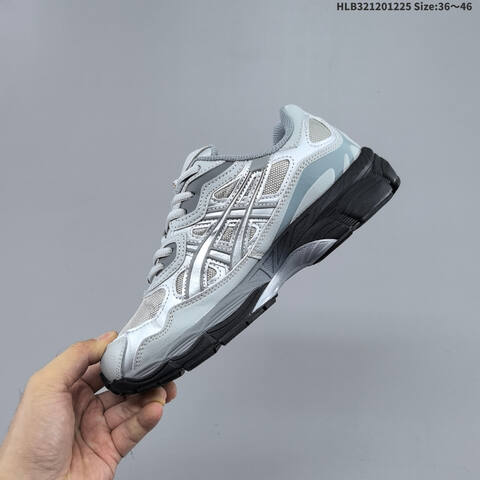 ASICS GEL-NYC Silver Grey Black EU 36-46 Running Shoe Running Sneakers - Unisex (BS-69128)