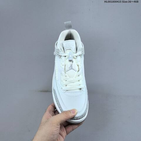 Jordan Air Jordan 3 5 Spizike Low White Grey EU 36-46 Basketball - Unisex (BS-66182)