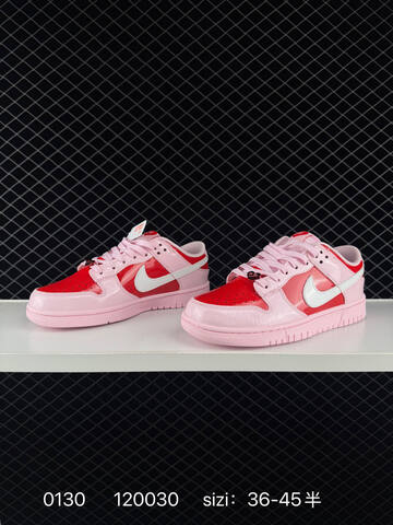 Nike Dunk Low Pink Red White EU 36-45 Skate - Unisex (BS-72886)