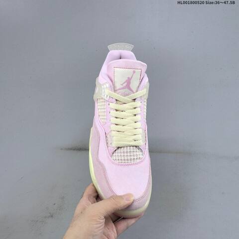 Jordan Air Jordan 4 Retro Pink Cream EU 36-47 5 Basketball - Unisex (BS-65921)