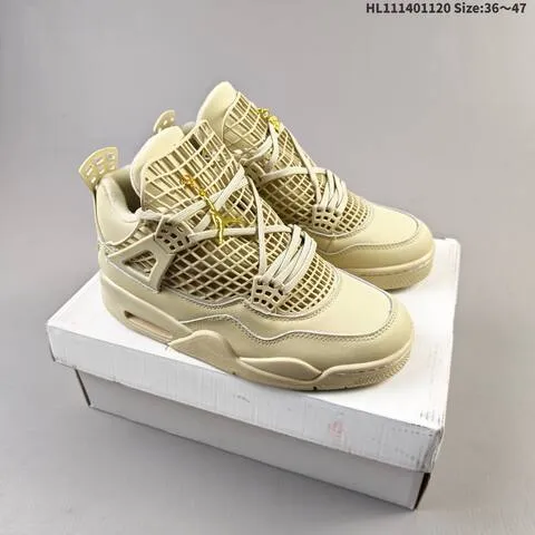 Jordan Air Jordan 4 Retro White Cream EU 36-47 Basketball - Unisex BS-63372