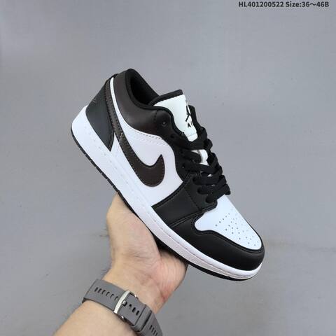 Nike Air Jordan 1 Low Black White EU 36-46 Casual - Unisex BS-65905