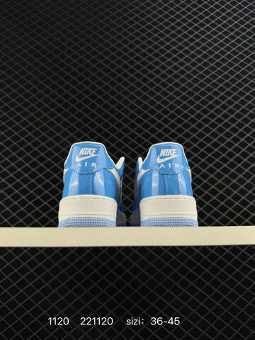 Nike Air Force 1 07 Blue Light Blue White 36-45 Casual - Unisex (BS-74098)