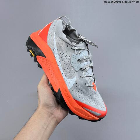 Nike REACTX PEGASUS TRAIL 6 Grey Orange Black White EU 36-45 Trail Shoe - Unisex BS-61470