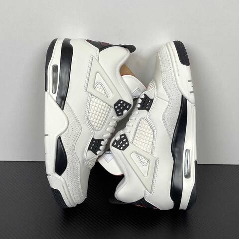 Jordan Air Jordan 4 Flight Club IM4002-100 Sail White Black Red Basketball Shoe BS-87261