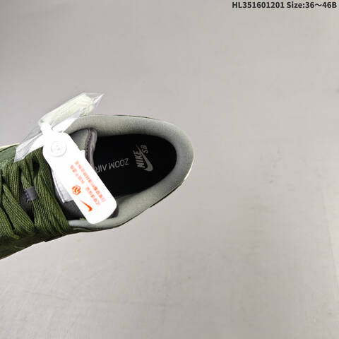 Nike SB Dunk Low Zoom Air Dark Green Grey Off White EU 36-46 Skate Shoe - Unisex BS-62907
