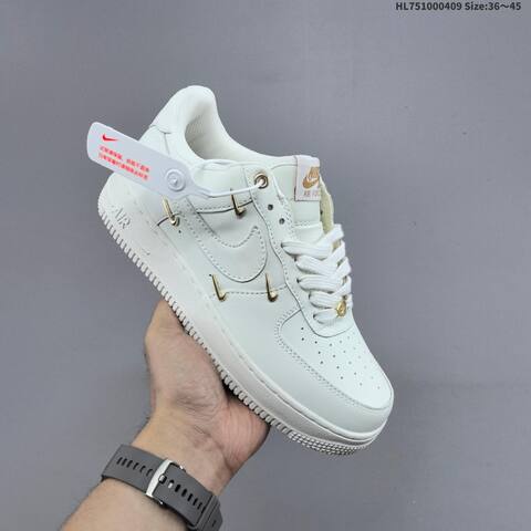 Nike Air Force 1 07 Sail White Metallic Gold EU 36-45 Sneaker - Unisex BS-60855