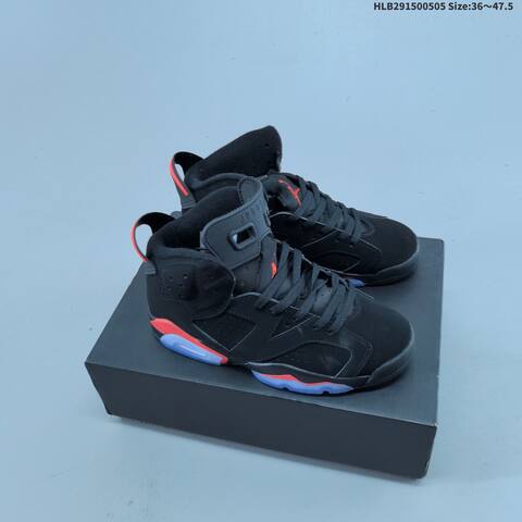 Jordan Air Jordan 6 Retro OG Black Infrared Blue EU 36-47 5 Basketball - Unisex (BS-66039)