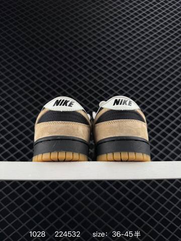 Nike Dunk Low SB Black And Tan Gum EU 36-45 Skate - Unisex (BS-74515)