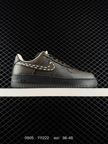 Nike Air Force 1 07 Black Grey EU 36-45 Lifestyle - Unisex (BS-71679)
