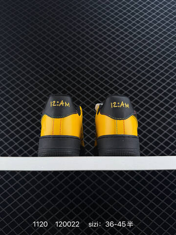 Nike Air Force 1 07 Yellow Black EU 36-45 Lifestyle - Unisex (BS-74100)