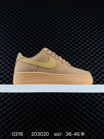 Nike Air Force 1 07 Low Black And Tan Gum EU 36-45 5 Lifestyle - Unisex (BS-72607)