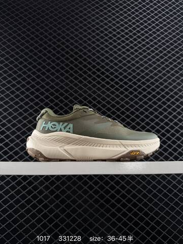 HOKA ONE ONE Transport GTX Olive Green Cream Brown EU 36-45 Trail Shoe Trail Running Sneakers - Unisex (BS-86422)