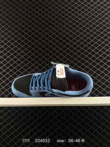 Nike SB Dunk Low Light Blue Black 36-46 Skate - Unisex (BS-74252)