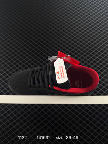 Nike Dunk Low Black Red 36-46 Skate - Unisex (BS-74063)