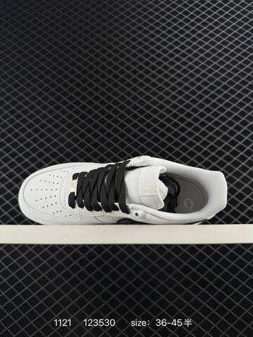 Nike Air Force 1 07 Low White Black Speckled EU 36-45 Lifestyle - Unisex (BS-74087)