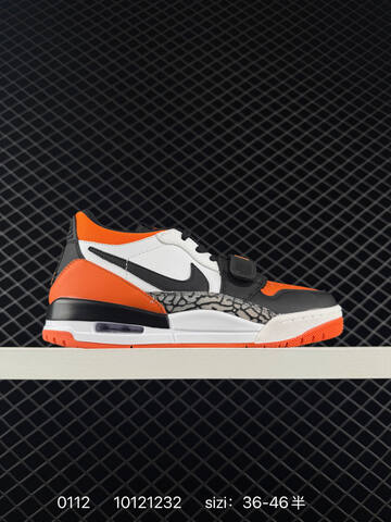 Jordan Air Jordan Legacy 312 Low White Black Orange EU 36-46 Basketball Shoe - Unisex BS-79844